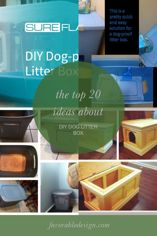 The top 20 Ideas About Diy Dog Litter Box Home, Family, Style and Art